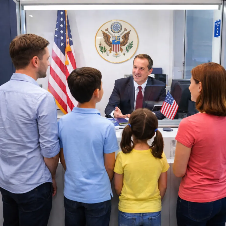 Imagem Como fazer o visto americano familiar 2